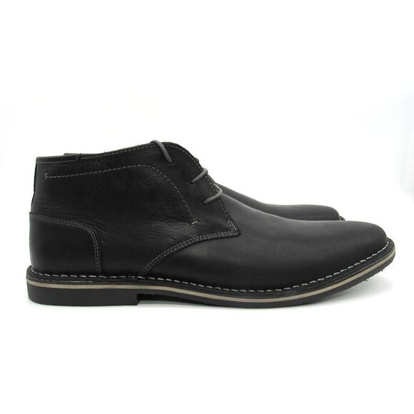 Steve Madden \'Harken\' Men\'s Leather Chukka Boot, Size 13 M - Black main image 8